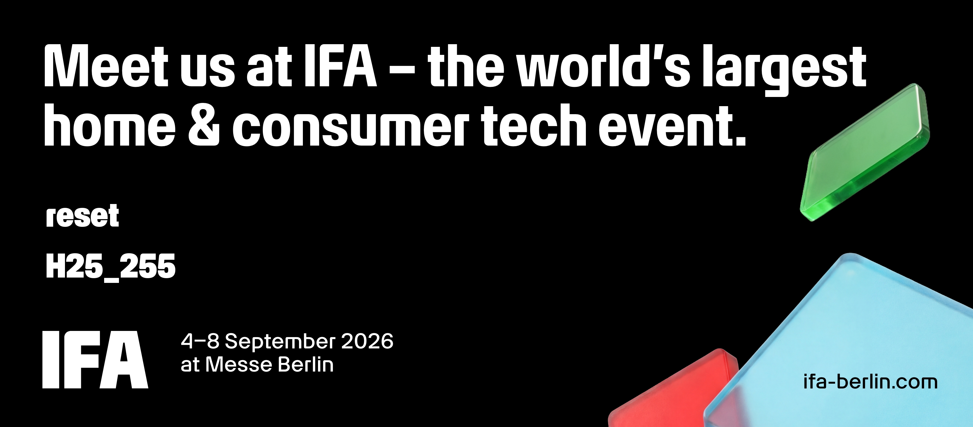 Reset Music at IFA Berlin 2026